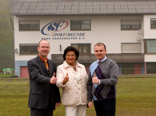 Gemeinsam mit MdL Ulla Schmidt und JÃ¼rgen Vater fÃ¼r den Moorsberg