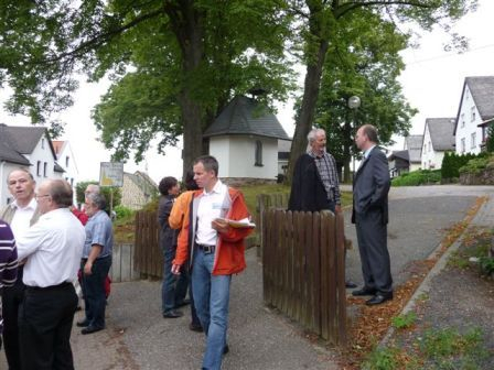 Rundgang in Hillscheid und GesprÃ¤ch mit dem Leiter Jury, Hubert MÃ¼llen