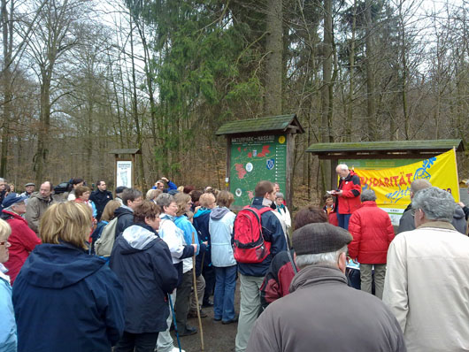Miseror2010 Treffpunkt Flürchen, hier vereinigten sich alle Gruppen.