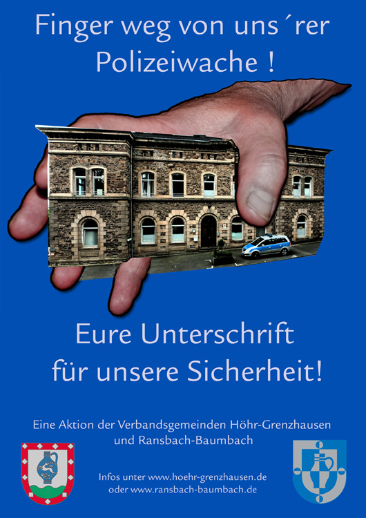 Plakat Polizeiwache