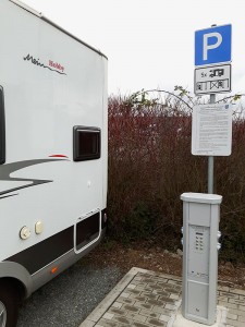 Stellplatz-Stromversorgung